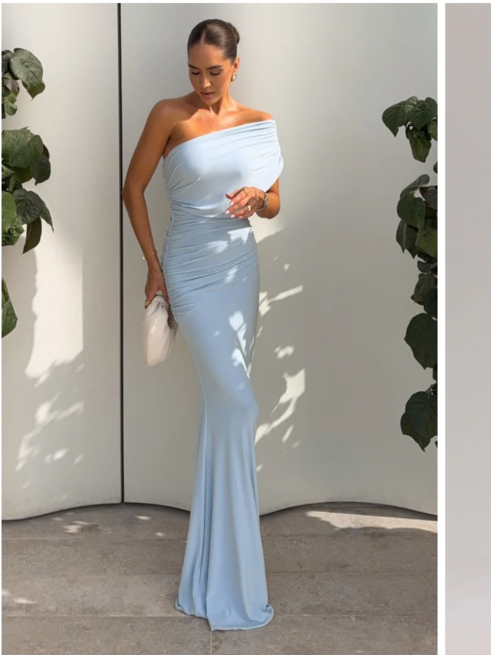 Club L London Mardi Powder Blue Formal Dress